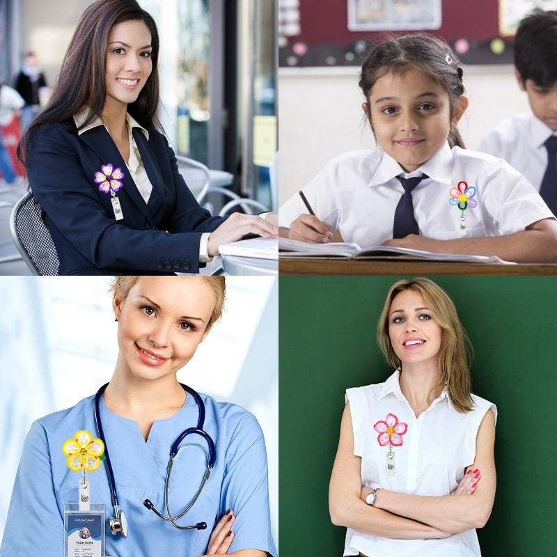 Wholesale Flower Rotating Telescopic Keychain