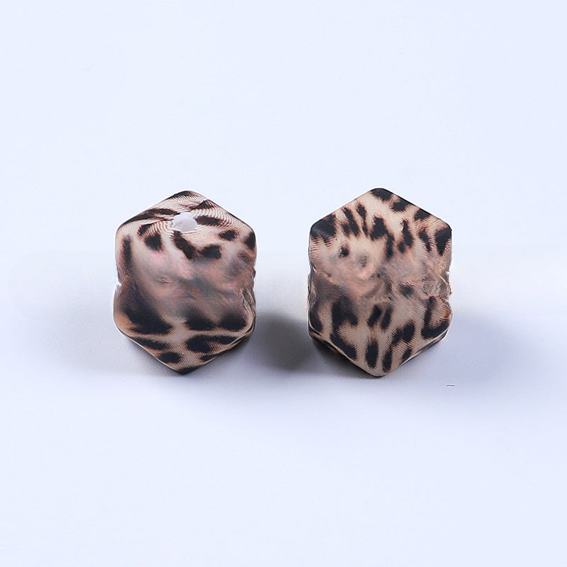 Wholesale 50PCS/PACK 14mm Hexagonal Silicone Beads