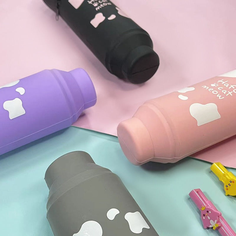 Wholesale Cartoon Cute Cat Claw Silicone Pen Case Retractable Pen Holder