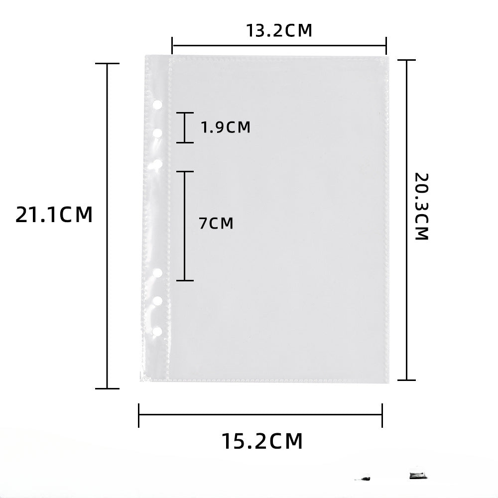 Wholesale A5 Ink Drop Pattern Binding Hard Faced Six Hole Binder Album