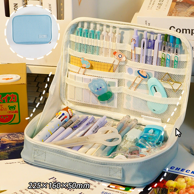 Wholesale New Capacity Polyester Fiber Pencil Case