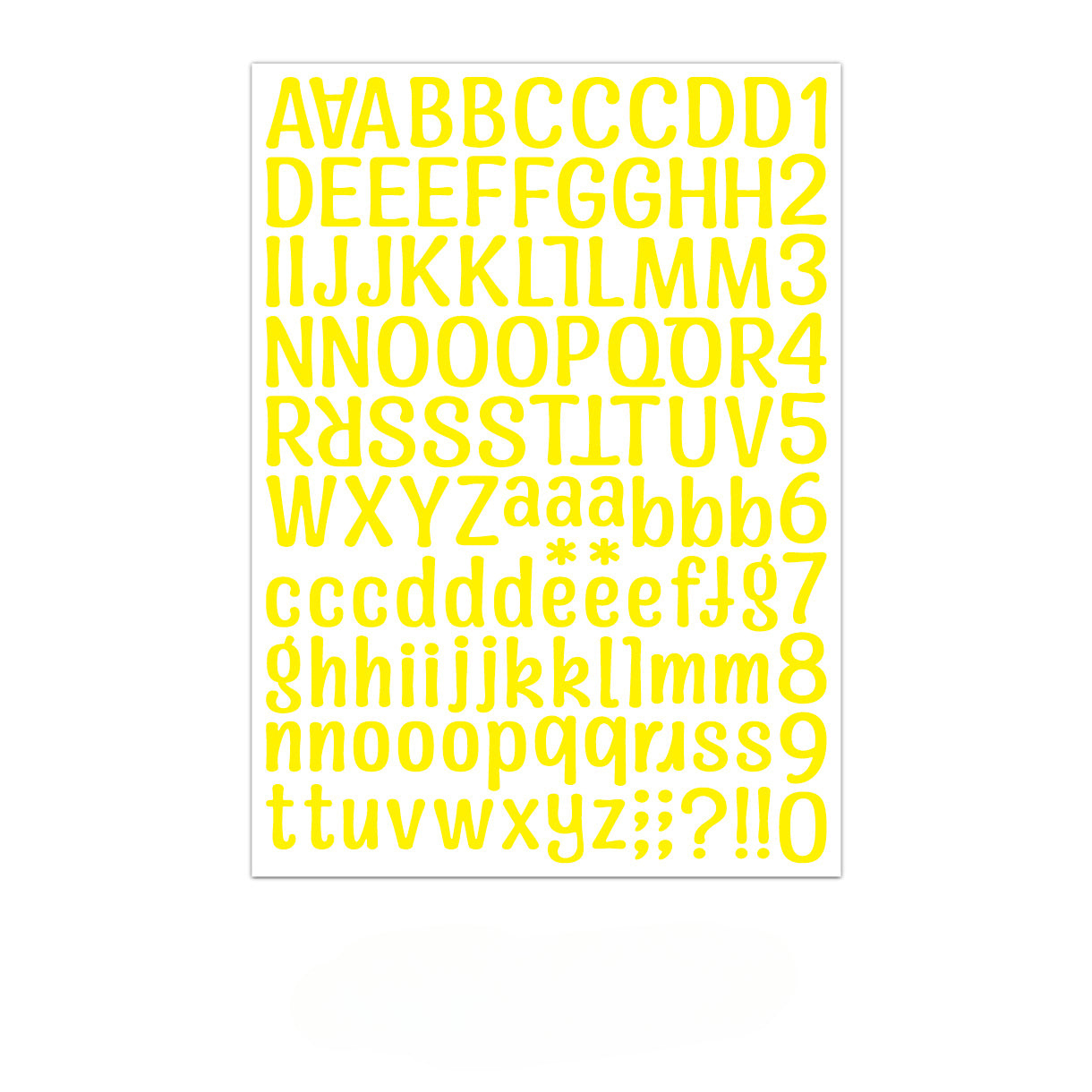 Wholesale 24PCS/PACK Self-adhesive DIY Letter Stickers