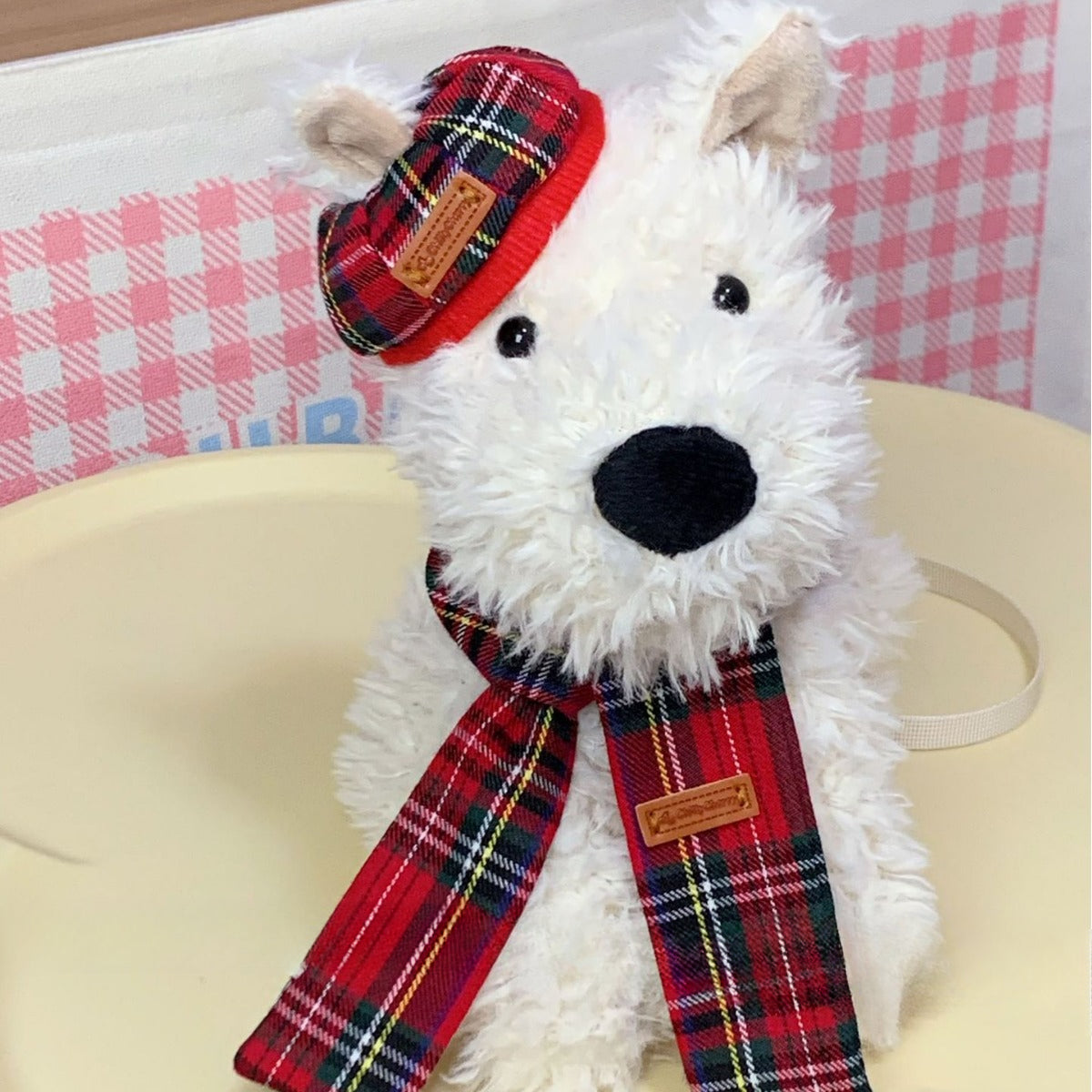 Wholesale Doll New Year's Soft Cute Hat Scarf Ornaments