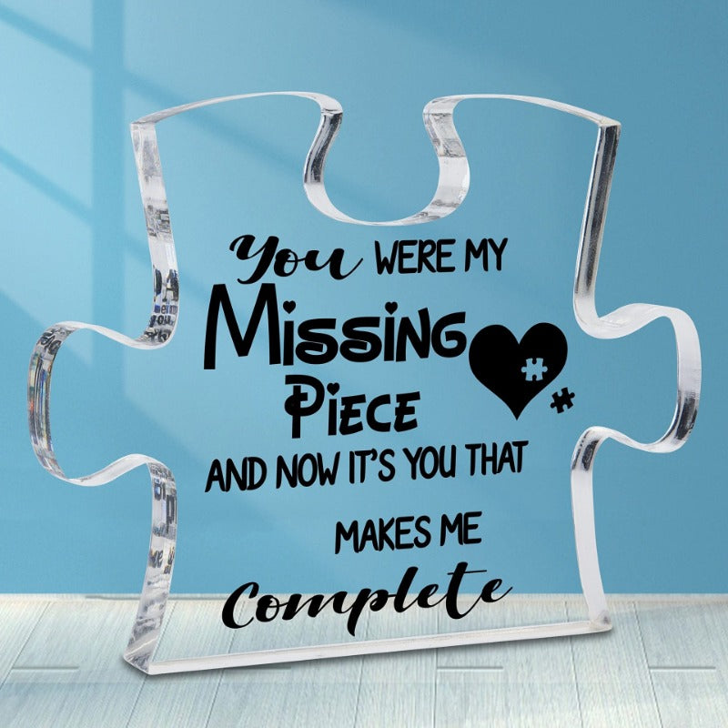 Wholesale Father's Day and Mother's Day Transparent Acrylic Ornaments