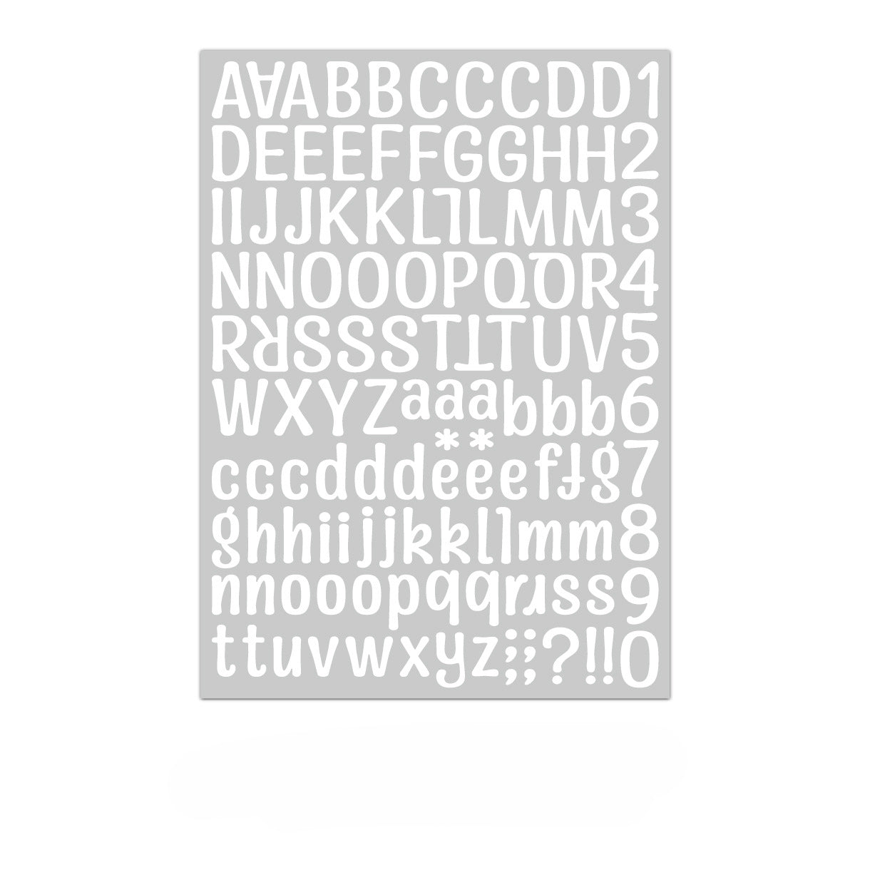 Wholesale 24PCS/PACK Self-adhesive DIY Letter Stickers