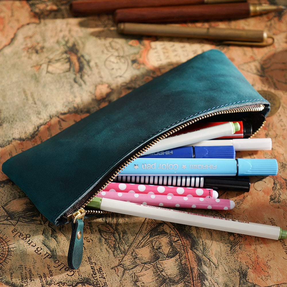 Wholesale Retro Creative Zipper Pencil Case
