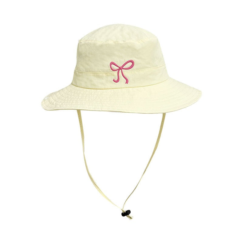 Wholesale Bow Summer Sun Protection Bucket Hat