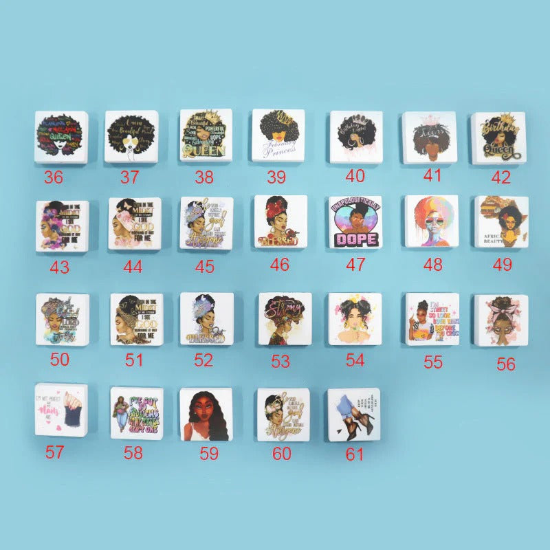 Wholesale Silicone Printed Pattern Beads