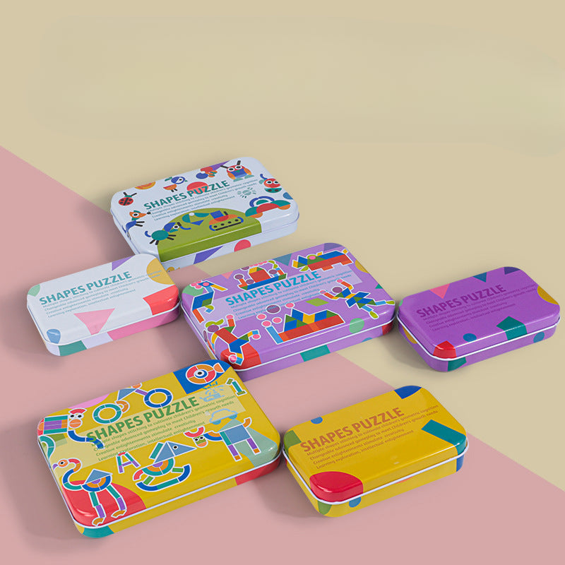 Wholesale Early Education Enlightenment Building Blocks Puzzle Wooden Jigsaw Puzzle