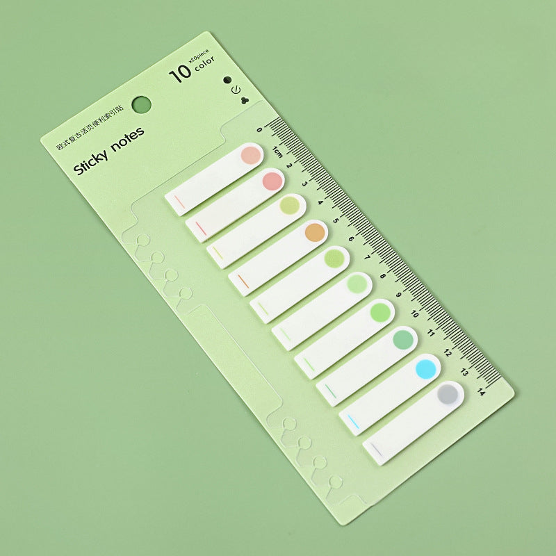 Wholesale Paper Classification Index Sticker Color PET Fluorescent Sticky Note