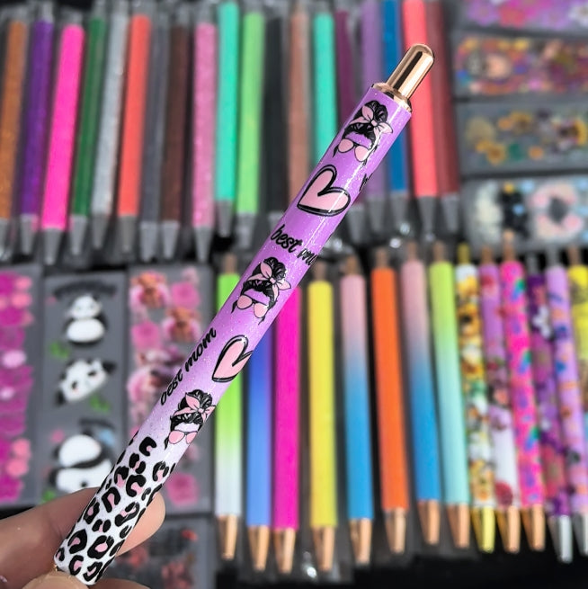 Wholesale Random 20/50/100pcs UV DTF Wraps & Cartoon Random Bookmark Stickers