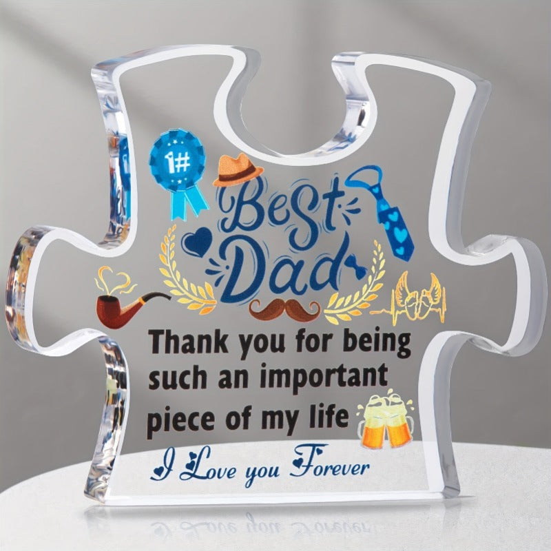 Wholesale Father's Day and Mother's Day Transparent Acrylic Ornaments
