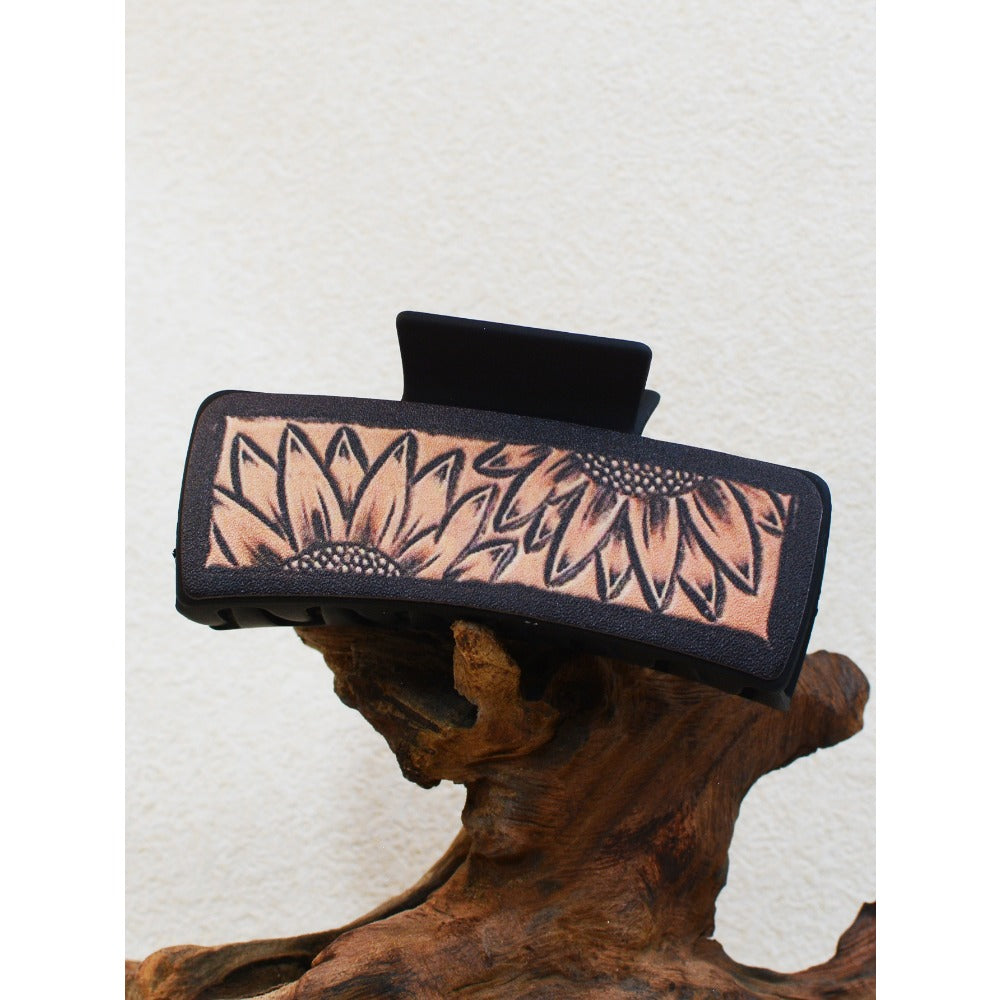 Wholesale Western Style Sunflower Hair Clip Shark Clip