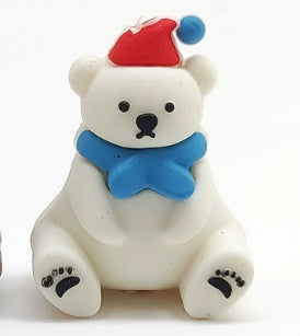 Wholesale 20pcs/pack Christmas Food-grade Cartoon 3D Silicone Beads