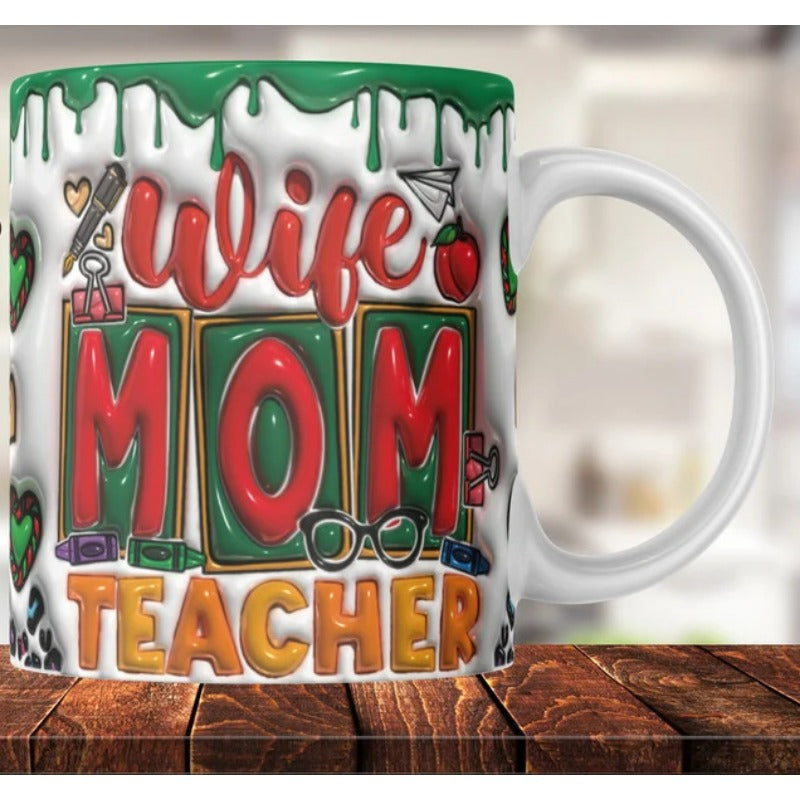 Wholesale Mother's Day in My Mom Ear Ceramic Mugs