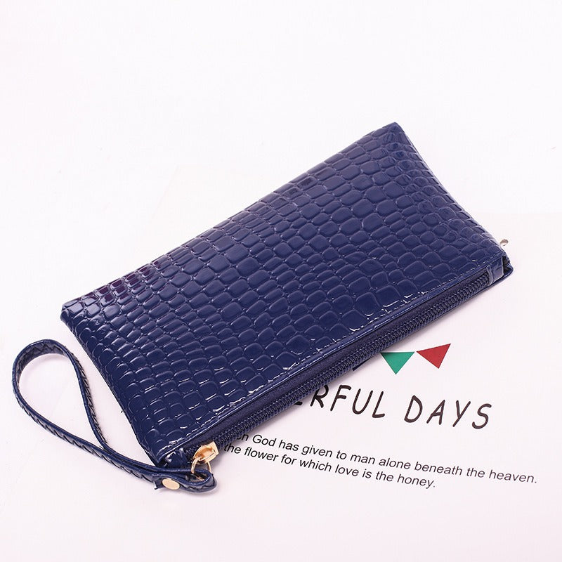 Wholesale PU Crocodile Pattern Clutch Bag