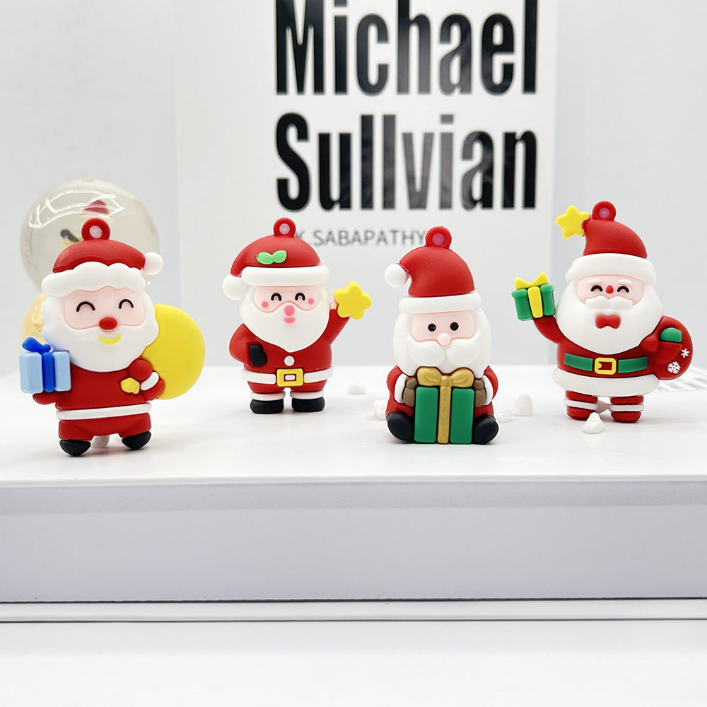 Wholesale Christmas Pendant Cartoon Keychain