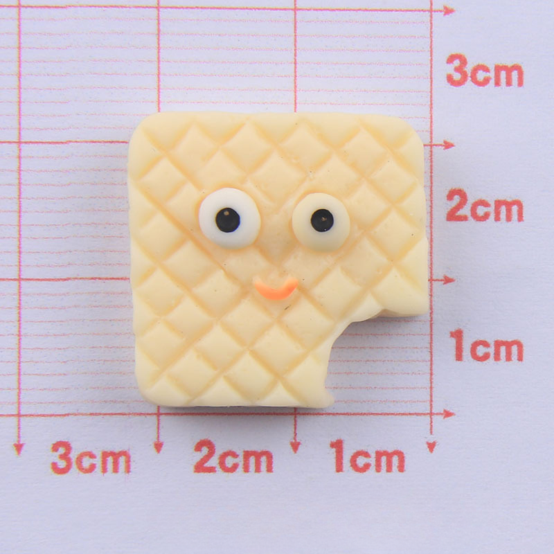 Wholesale Food Play Eye Cookies Resin Accessories Cream Glue Phone Case