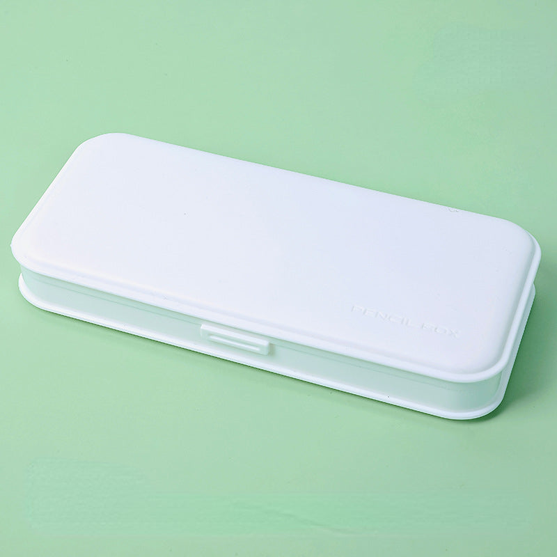 Wholesale PP Macaron Pencil Box Learning Stationery Storage Matte Pencil Box