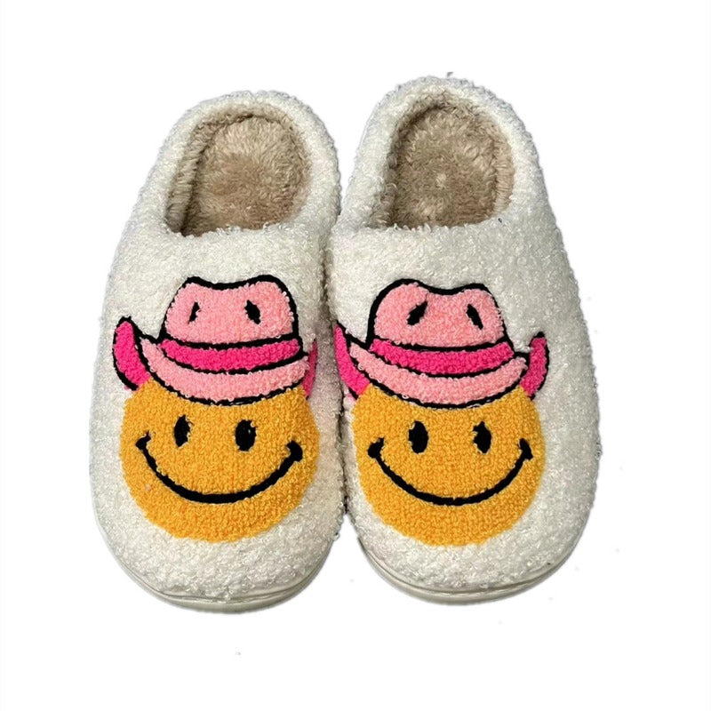 Wholesale Winter Cotton Slippers Home Moon Clock Warm Indoor Cotton Slippers