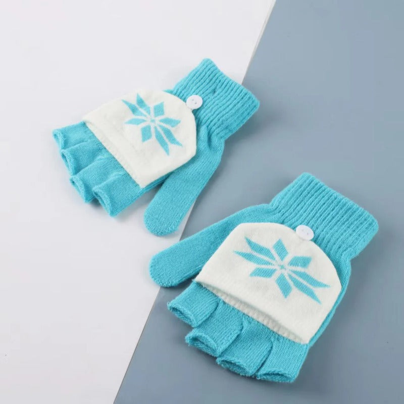 Wholesale 12pcs Christmas Minute Hand Knitted Cashmere Children's Gloves