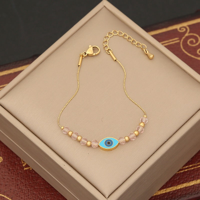 Wholesale Crystal Beaded Bracelet Butterfly Bracelet