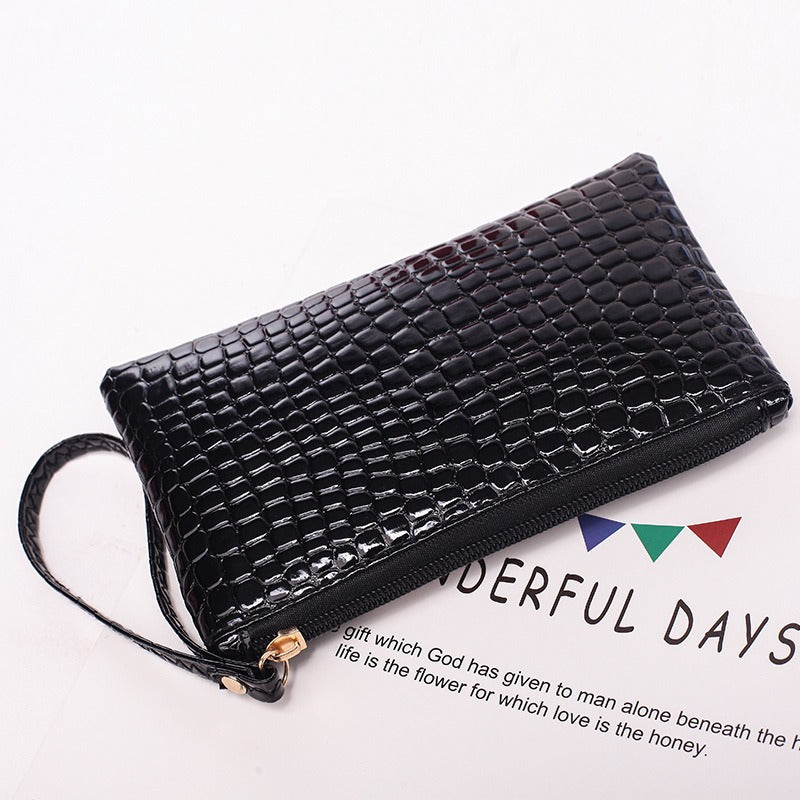 Wholesale PU Crocodile Pattern Clutch Bag