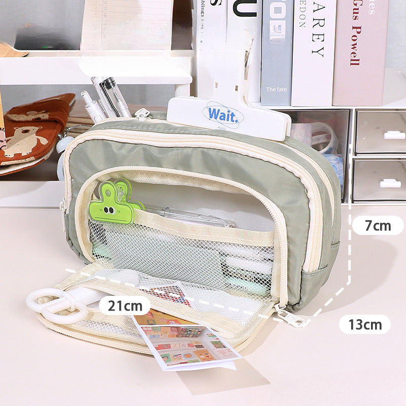 Wholesale 2023 Large Capacity Canvas Pencil Case