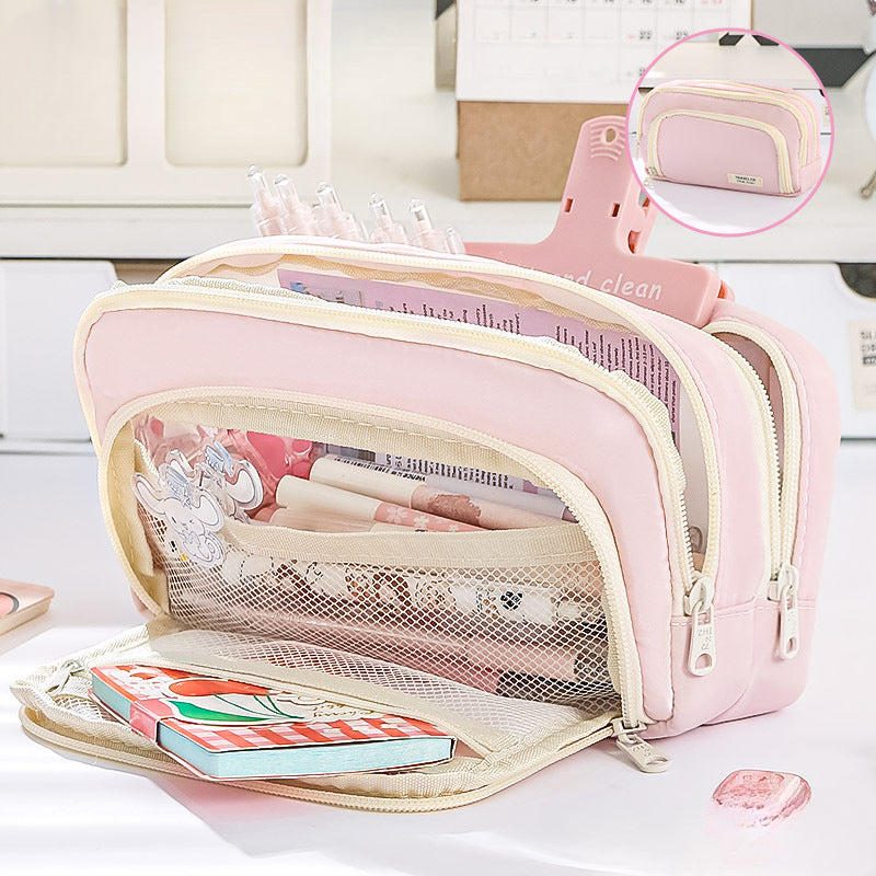 Wholesale 2023 Large Capacity Canvas Pencil Case