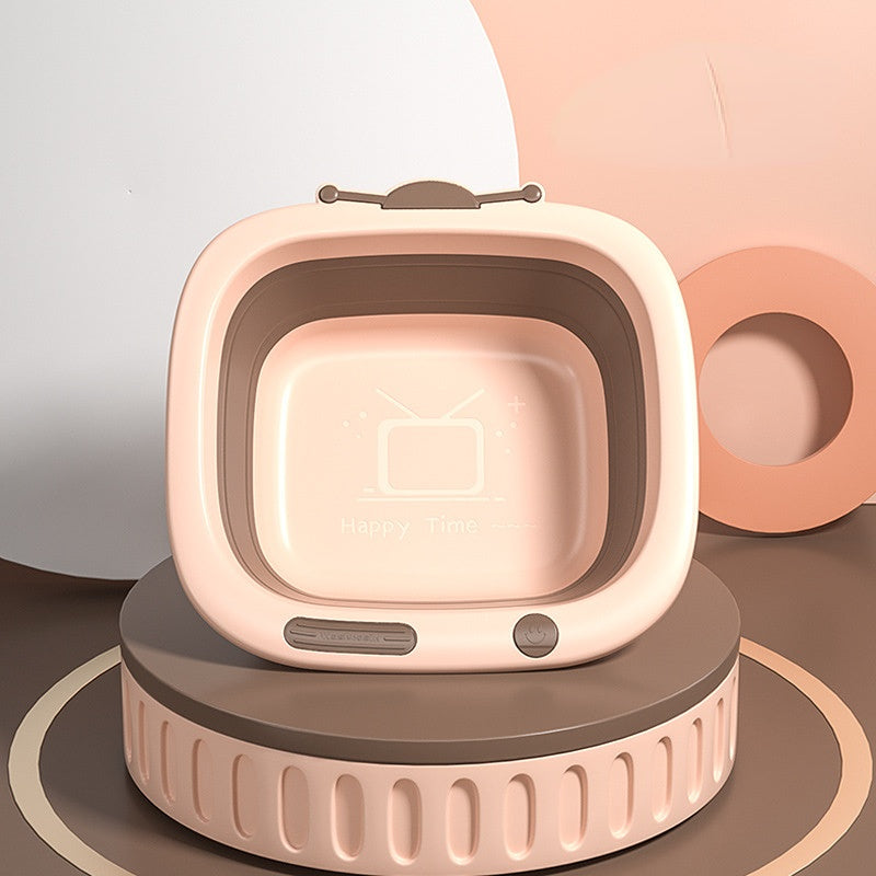 Wholesale Baby Toddler Foldable Basin Hanging Baby Supplies Plastic