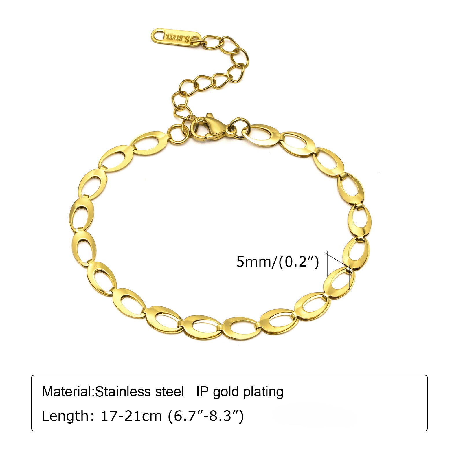 Wholesale Stainless Steel Devil Eye Bracelet