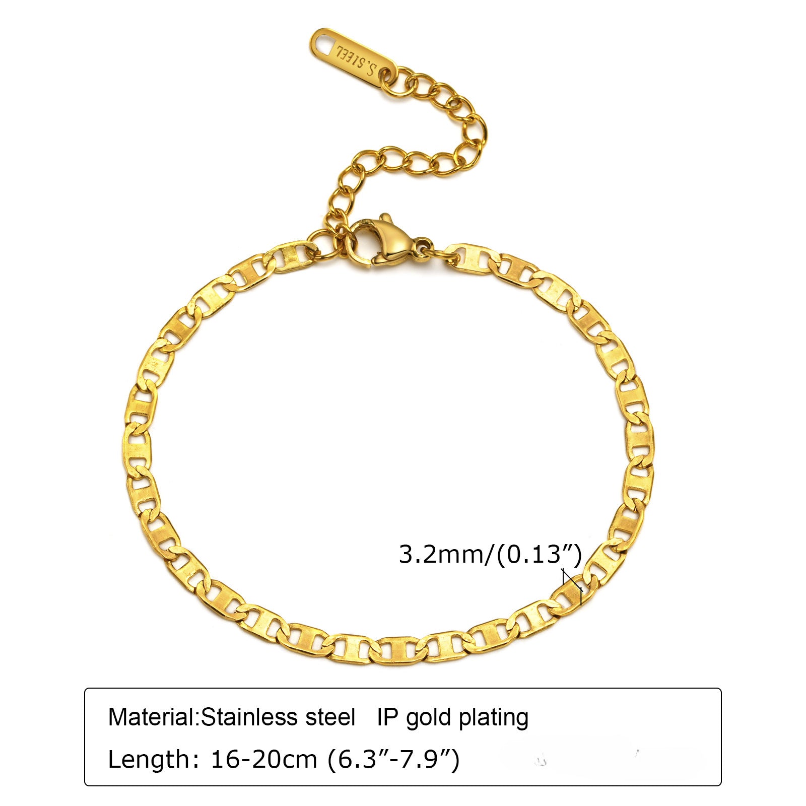 Wholesale Stainless Steel Devil Eye Bracelet