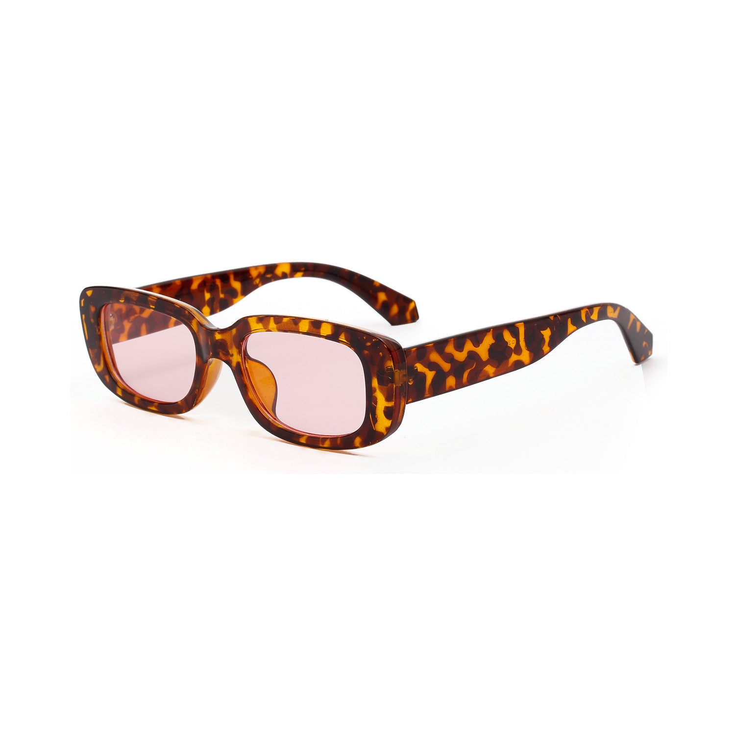 Wholesale PC Small Square Tortoiseshell Sunglasses