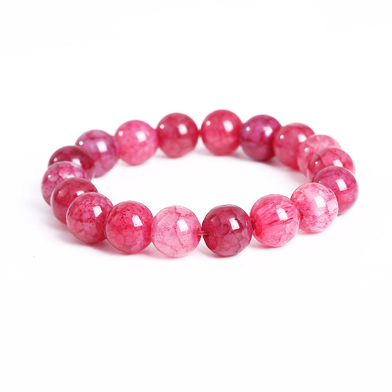 Wholesale Blossom Crystal Crackle Glass Bracelet