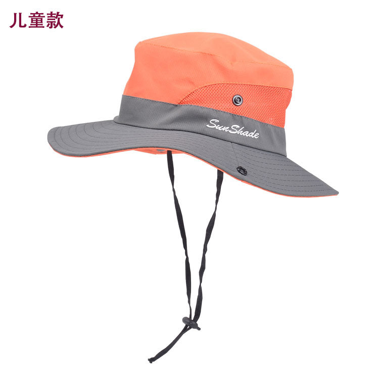 Venta al por mayor Dacron Summer Women's Outdoor Sunshade Hat Sunscreen Fisherman Hat