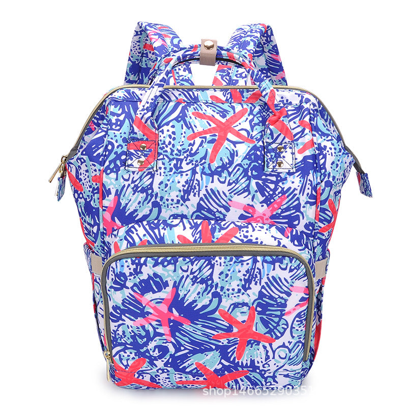 Wholesale Oxford Cloth Leopard Backpack