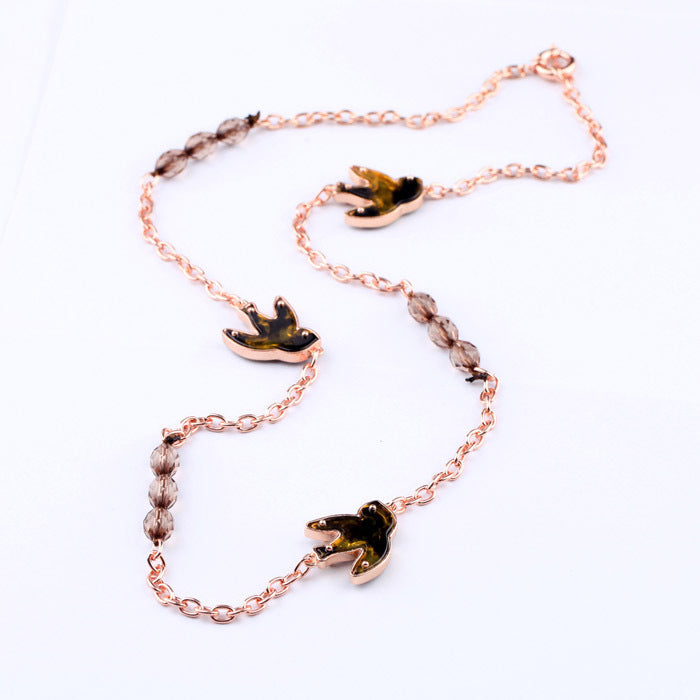 Venta al por mayor Collar colgante de flor hueca de aleación