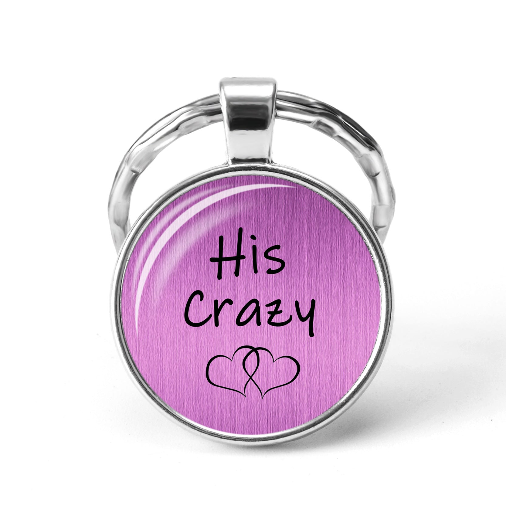 Wholesale I FUCKING Love You Time Stone Letter Metal KeyChain