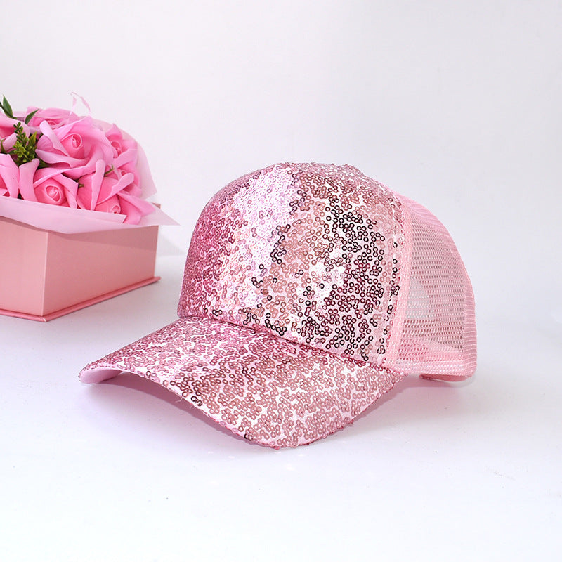 Wholesale Cotton Sequin Baseball Caps