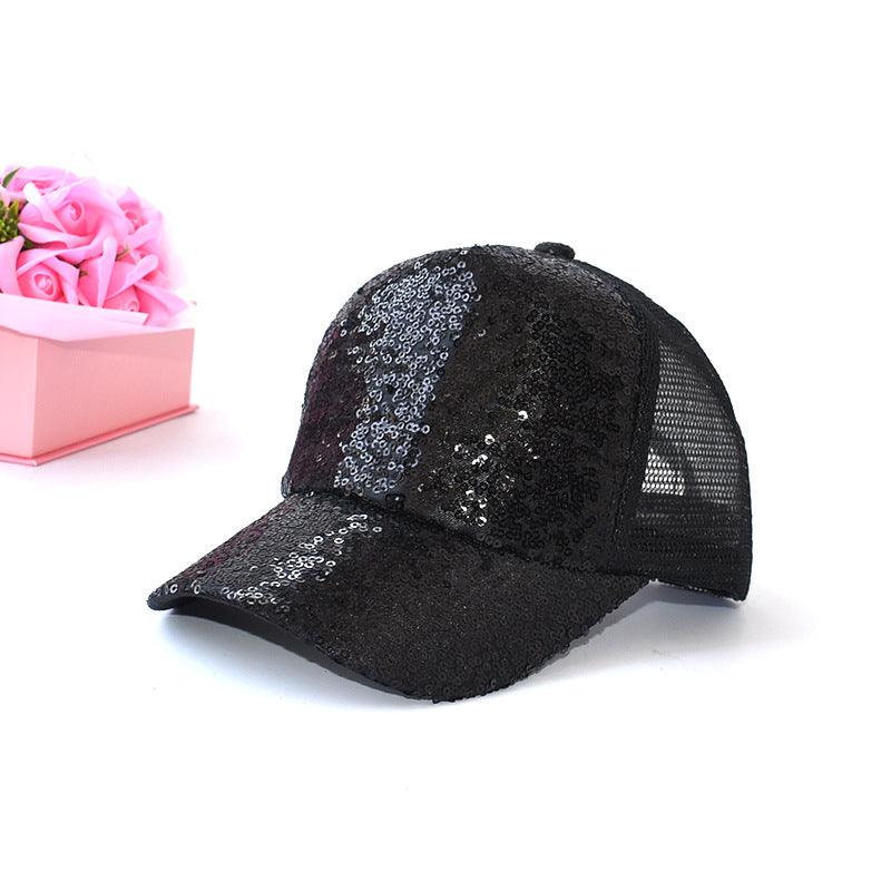 Wholesale Cotton Sequin Baseball Caps