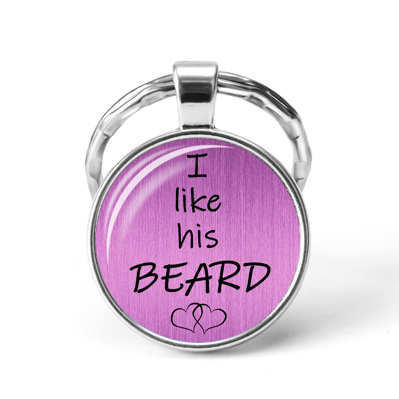 Wholesale I FUCKING Love You Time Stone Letter Metal KeyChain