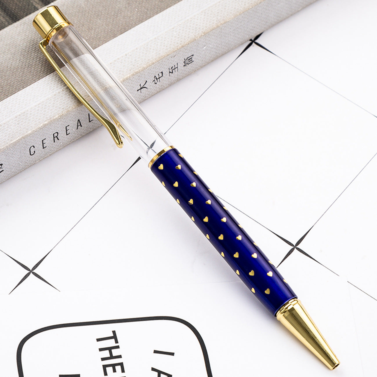 Wholesale Metal DIY Heart Shaped Empty Tube Ballpoint Pen