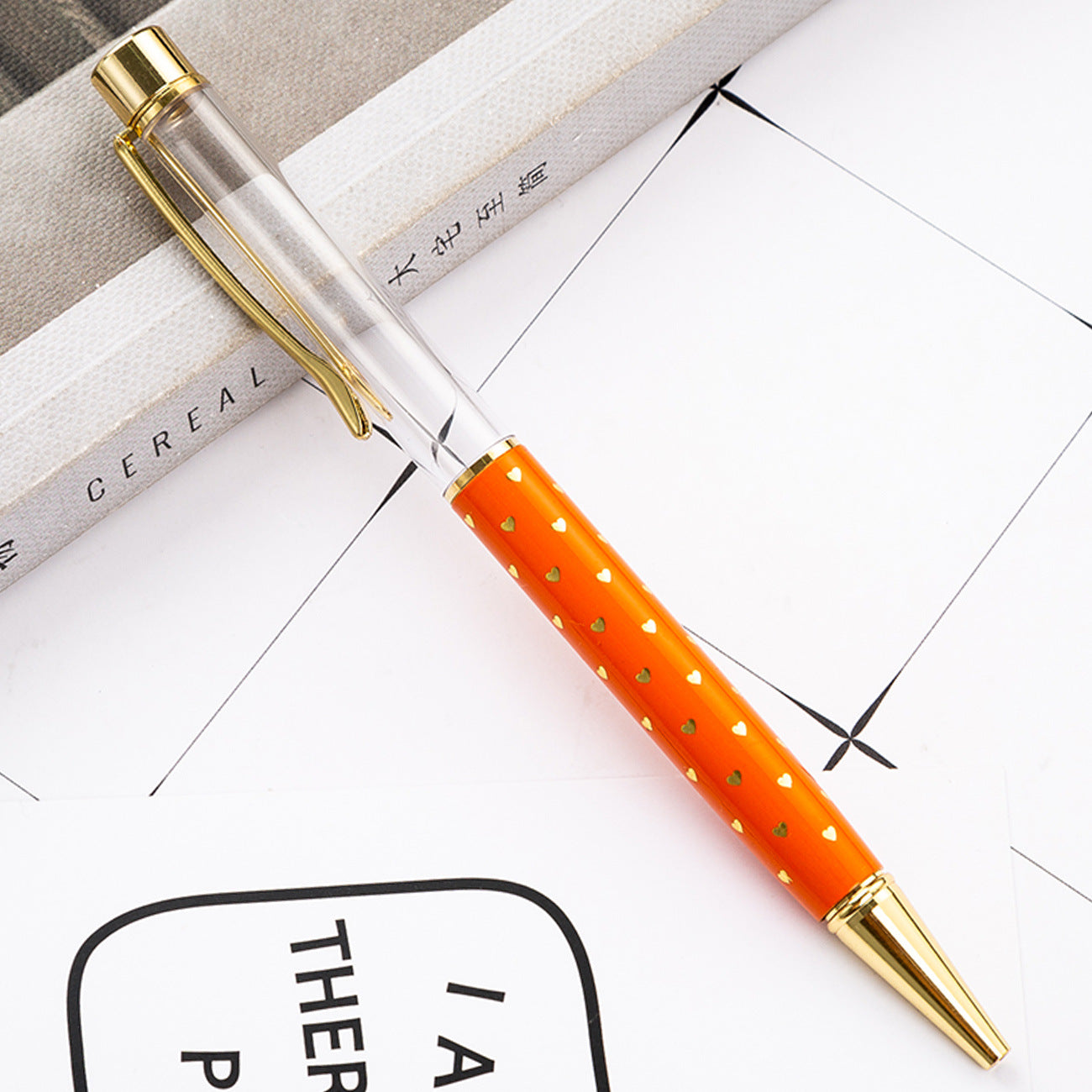 Wholesale Metal DIY Heart Shaped Empty Tube Ballpoint Pen