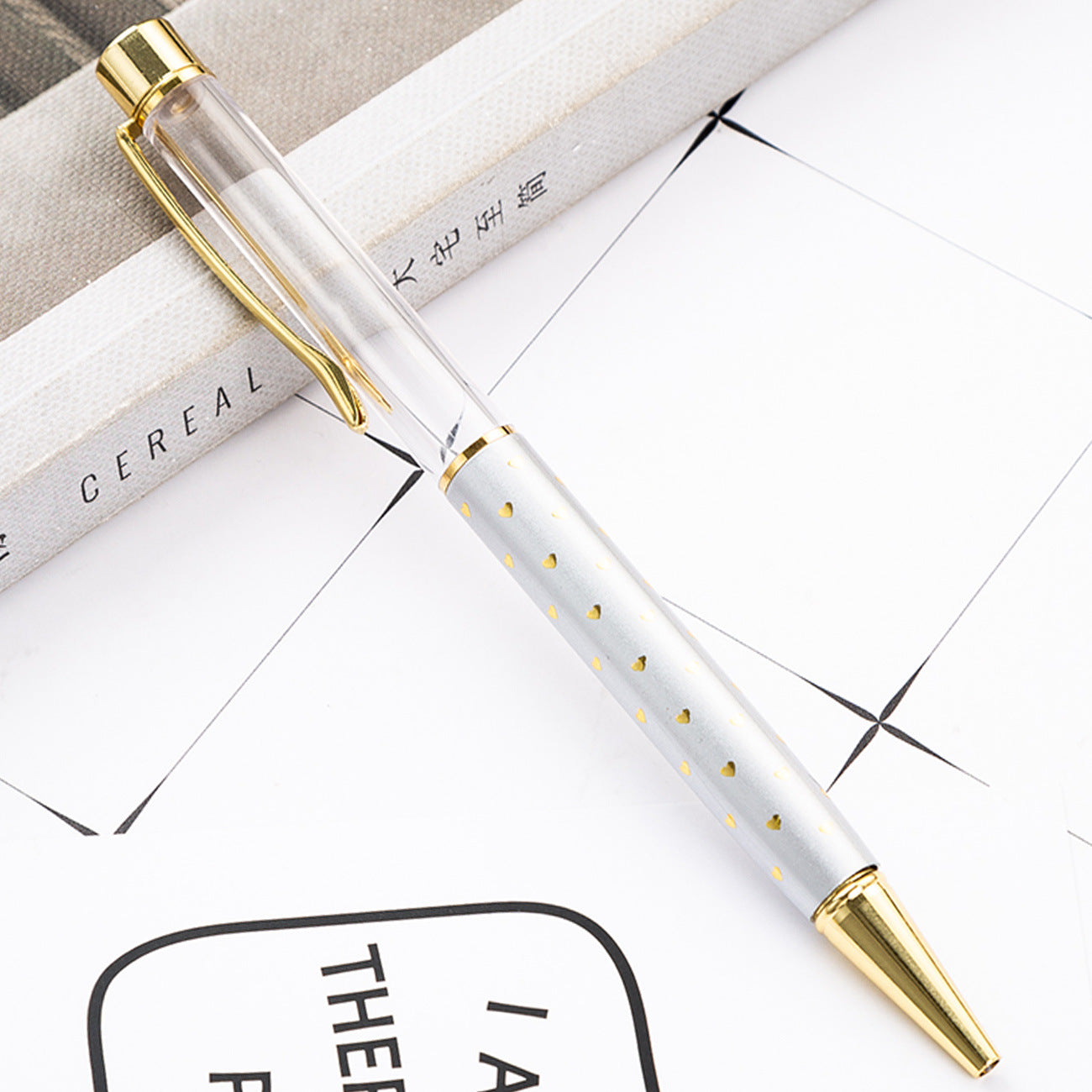 Wholesale Metal DIY Heart Shaped Empty Tube Ballpoint Pen