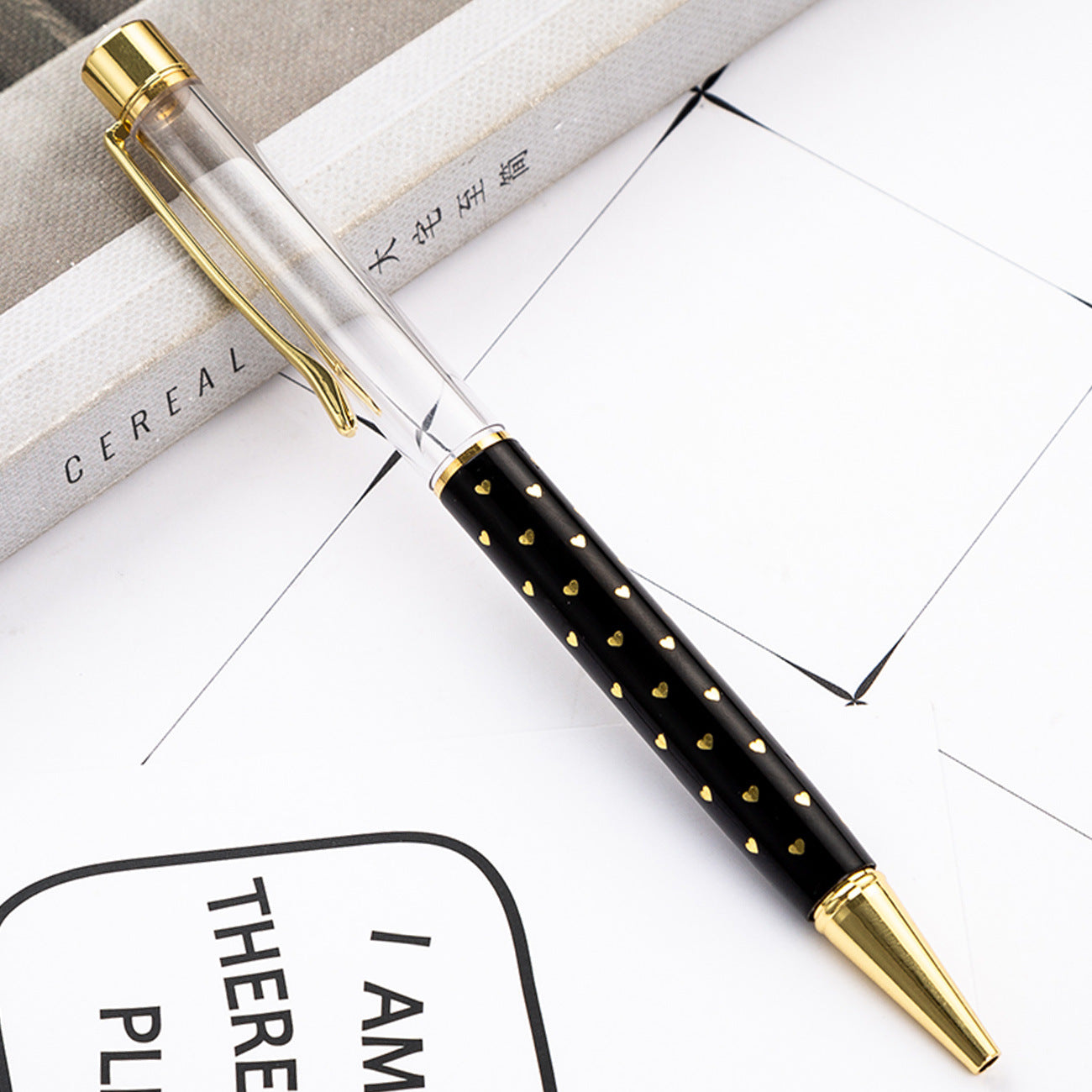 Wholesale Metal DIY Heart Shaped Empty Tube Ballpoint Pen