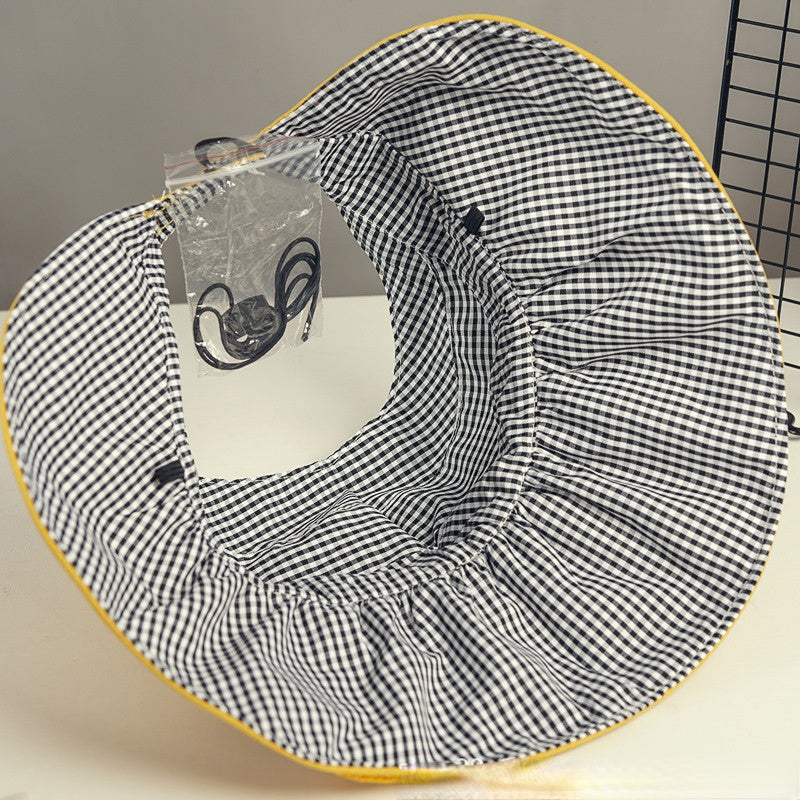 Sombrero de cubo vacío de dibujos animados para niños de algodón al por mayor