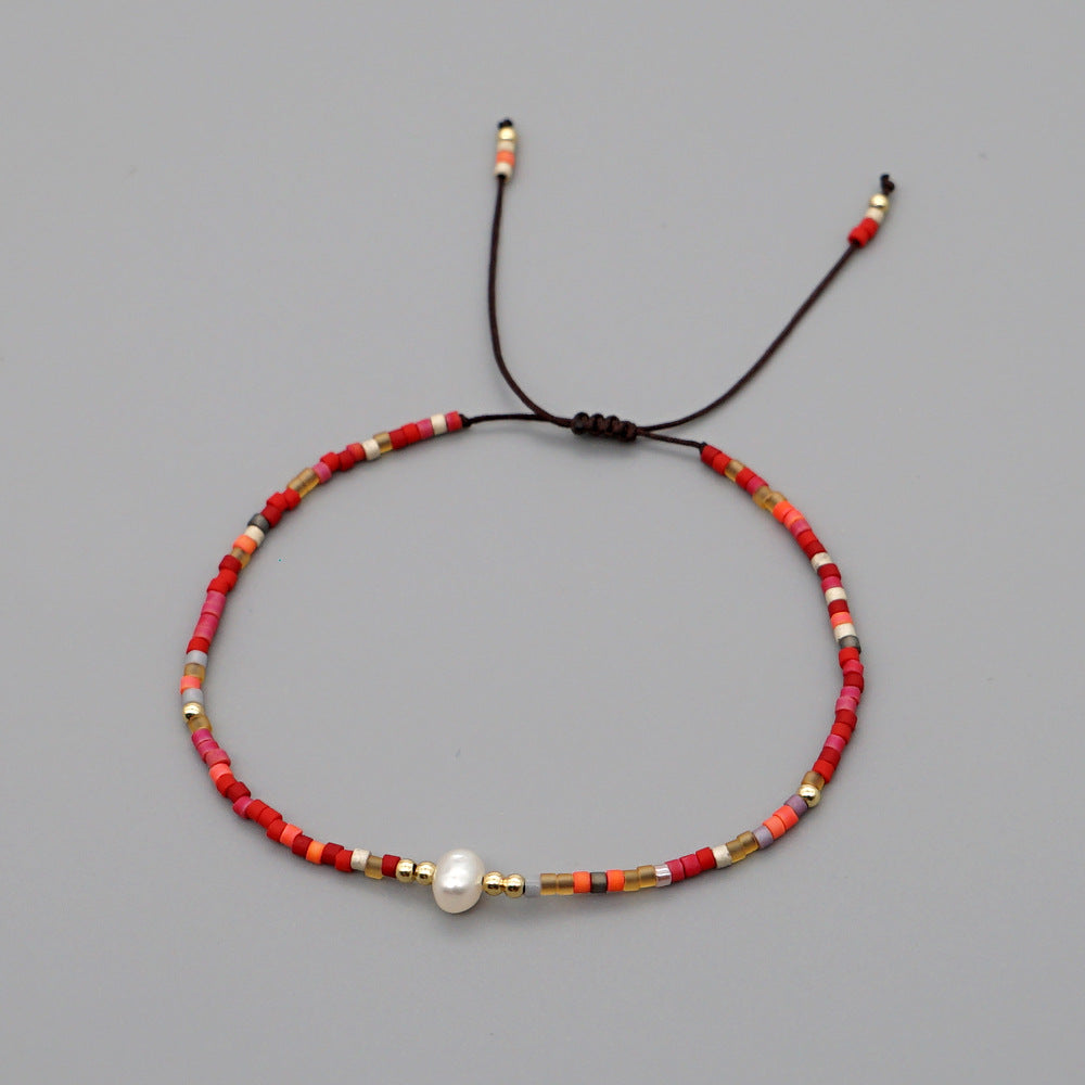 Venta al por mayor Pulsera De Conchas De Perlas De Agua Dulce De Bohemia