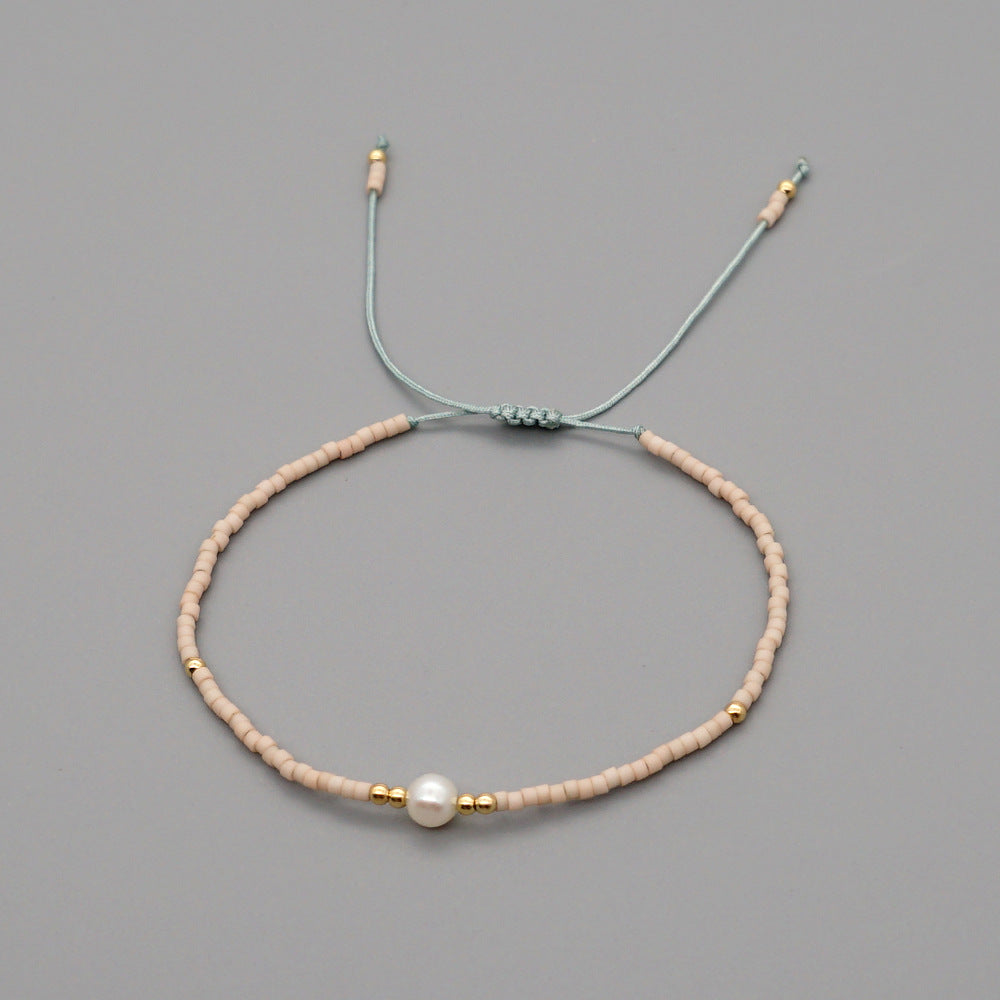 Venta al por mayor Pulsera De Conchas De Perlas De Agua Dulce De Bohemia