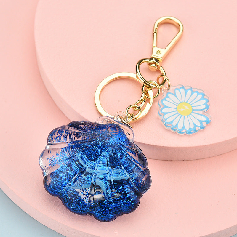 Wholesale Acrylic Starfish Pendant Beach Creature Keychain