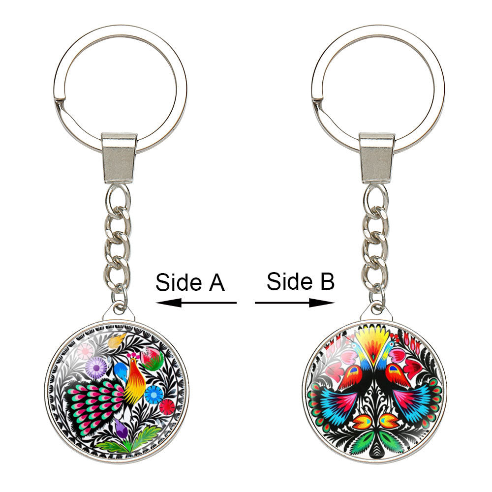 Wholesale Alloy Polish Style Keychain